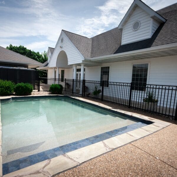 Dog swimming pool at Williamsburg Pet Hotel